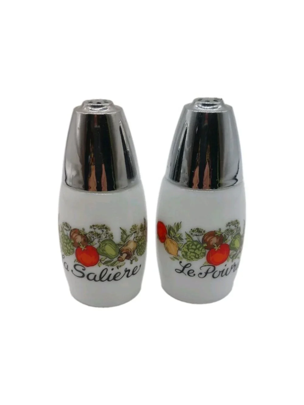 Gemco Corelle Corning Spice of Life Salt and Pepper Shakers Vintage